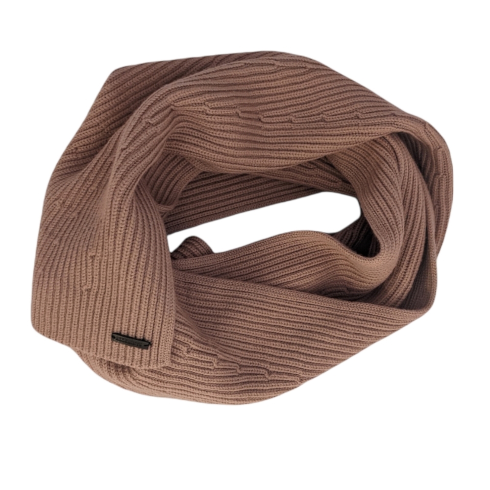 All Saints Cable Knit Ribbed Scarf